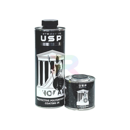 USP Полиуретановое защитное покрытие THORAX 2К 790 гр. + 210 гр. черное-04