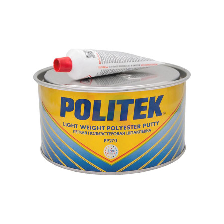 POLITEK Шпатлёвка облегченная PP-270 (голубая) 1,0 л.-02