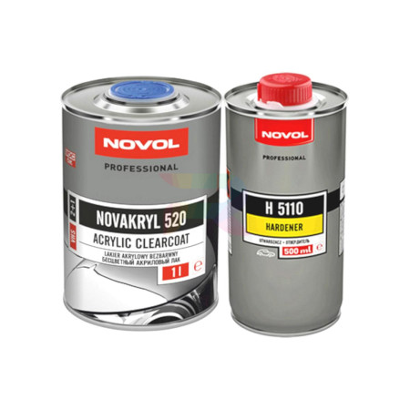 NOVOL ЛАК NOVAKRYL 520 VHS 2+1 1Л + ОТВ.-03
