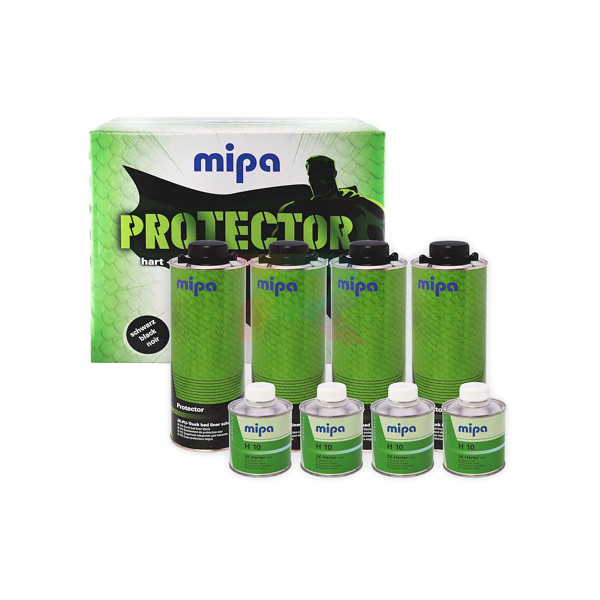 Mipa Защитное полиуретан-акриловое покрытие 2K Protector Set (черное) 11
