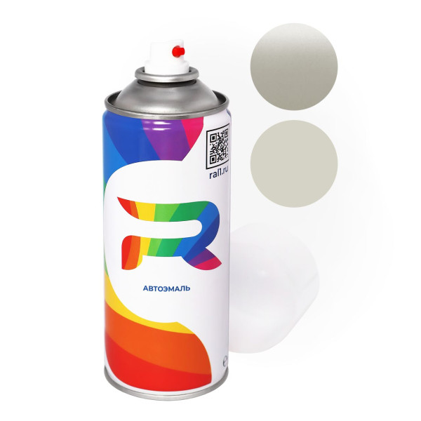 Автоэмаль аэрозольная Chevrolet 55 - Pearl White (Базовая краска, Перламутровый трехслойный, Серо-белый) баллон 520 мл.
