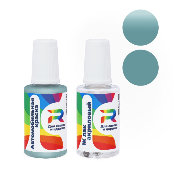 Подкраска для сколов и царапин авто Toyota 6M8 - Primer Blue (Базовая краска, Матовый, Синий)