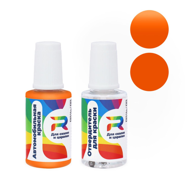 Подкраска для сколов и царапин авто Renault 346 - R.T.T. Orange (Акриловая краска, Солид, Оранжевый)