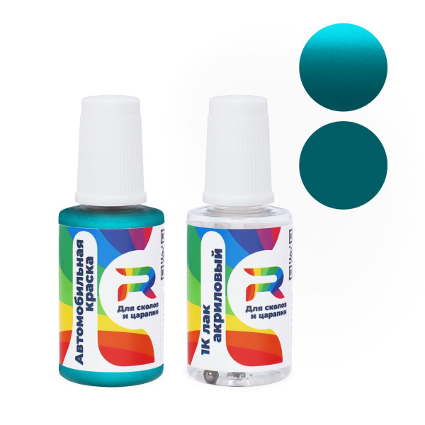 Подкраска для сколов и царапин авто Man-Buessing FS43MY2251, MY2251 - Turkuaz (Базовая краска, Двухслойный металлик, Бирюзовый)