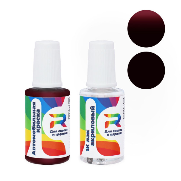 Подкраска для сколов и царапин авто Isuzu R801-P801-0, R801-P802-0, 852, 834 - Red Mahogany (Базовая краска, Двухслойный, Красный)