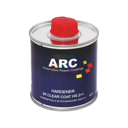 Прозрачный акриловый автомобильный лак ARC 2K HS 2+1 Clear Coat 0,4 л. с отвердителем 0,2 л. 3