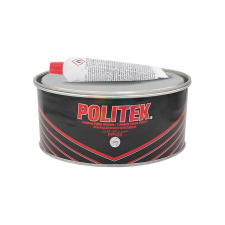 POLITEK Шпатлёвка карбоновая Carbon Fiber PP-320 (черная) 0,9 кг.-02