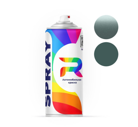 Автоэмаль аэрозольная Citroen LQZ, M0N5 - Fluid (Базовая краска, Двухслойный металлик, Серый) баллон 520 мл.