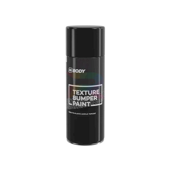 Текстурная краска для бамперов автомобиля Body Texture Bumper Paint черный аэрозоль 400 мл.-02