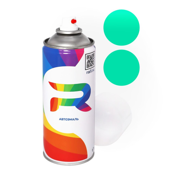 Автоэмаль аэрозольная Volkswagen H6V, LH6V - Peppermint Green (Акриловая краска, Двухслойный, Зеленый) баллон 520 мл.