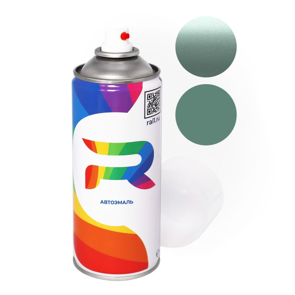 Автоэмаль аэрозольная Fiat 326 - Verde Itajai II (Базовая краска, Двухслойный металлик, Зеленый) баллон 520 мл.