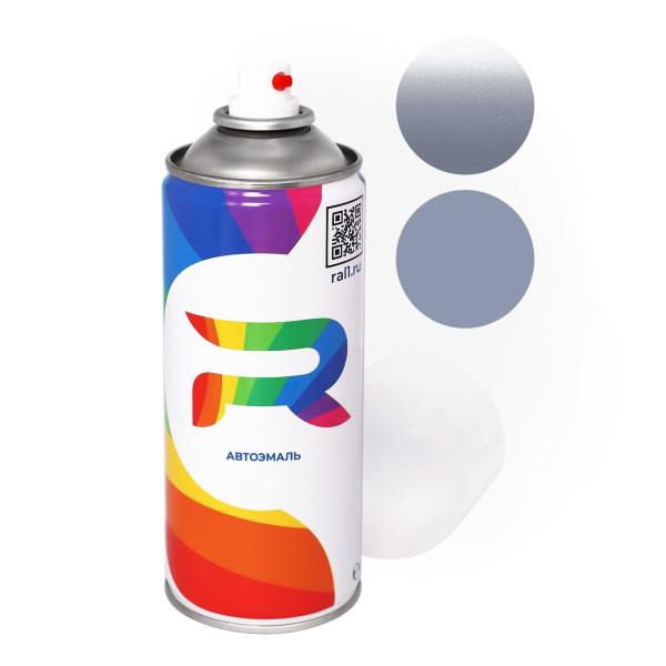 Автоэмаль аэрозольная Mercedes Benz DB763, 9763, 763 - Platinsilber (Базовая краска, Двухслойный металлик, Серый) баллон 520 мл.