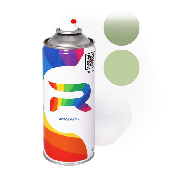 Автоэмаль аэрозольная Daihatsu G56 - Pale Green (Базовая краска, Перламутровый металлик двухслойный, Зеленый) баллон 520 мл.