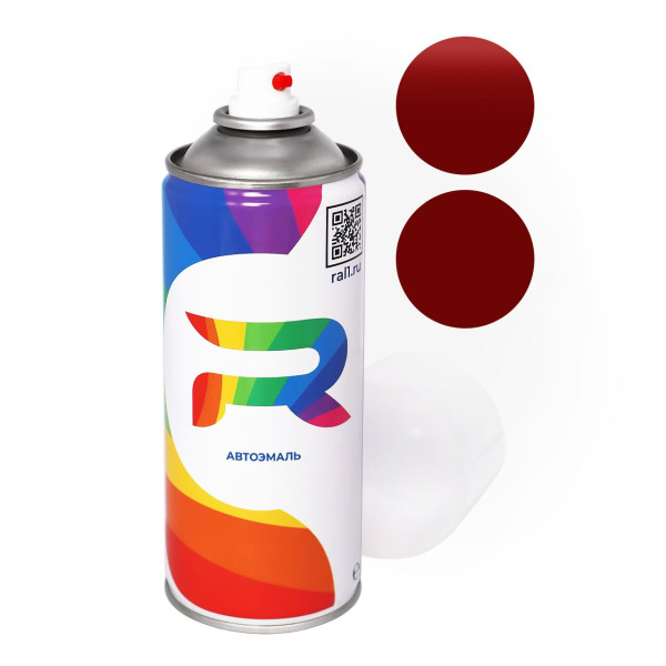 Автоэмаль аэрозольная Cadillac GMA217MI, WA217M - Cobalt Red (Акриловая краска, Матовый, Красный) баллон 520 мл.