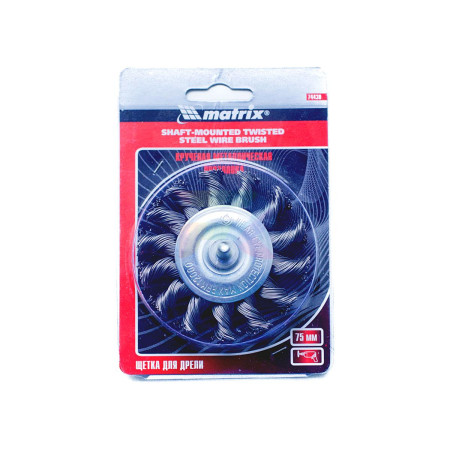 67074 Щетка мет.д_др.MATRIX пл. круч со шпилькой75-02