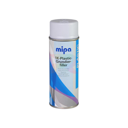 Mipa Спрей грунт по пластику 1K Plastic Grundierfiller hellgreu (светло-серый) спрей 400 мл.-02