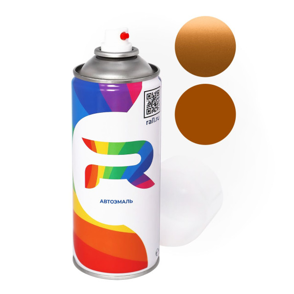 Автоэмаль аэрозольная Ford GU, SW4, JE5, JE5EWHA - Saber (Базовая краска, Двухслойный металлик, Оранжевый) баллон 520 мл.