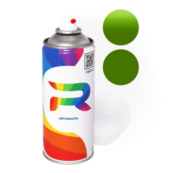 Автоэмаль аэрозольная Ford RP, ER, P, XSC6035 - Signalgruen (Акриловая краска, Солид, Зеленый) баллон 520 мл.
