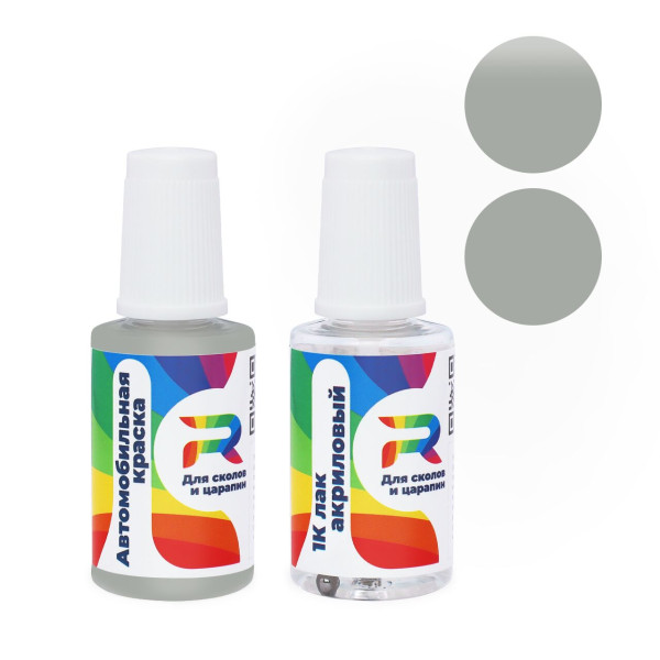 Подкраска для сколов и царапин авто Chevrolet 449A - Blast Metallic (Базовая краска, Матовый металлик, Серый)