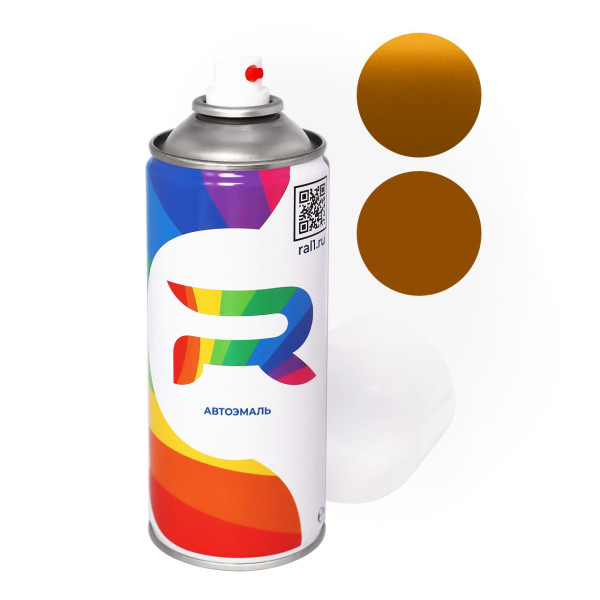 Автоэмаль аэрозольная Lamborghini 159376 - Ocra (Базовая краска, Перламутровый трехслойный, Желтый) баллон 520 мл.