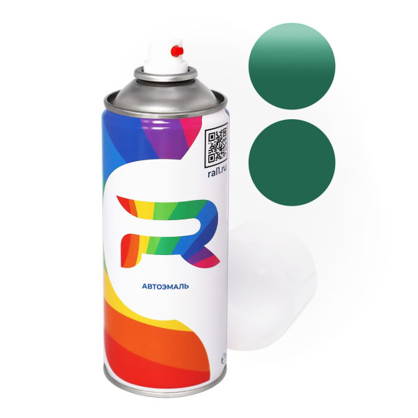 Автоэмаль аэрозольная Opel 86U, 386 - Fiftiesgruen (Акриловая краска, Двухслойный, Зеленый) баллон 520 мл.