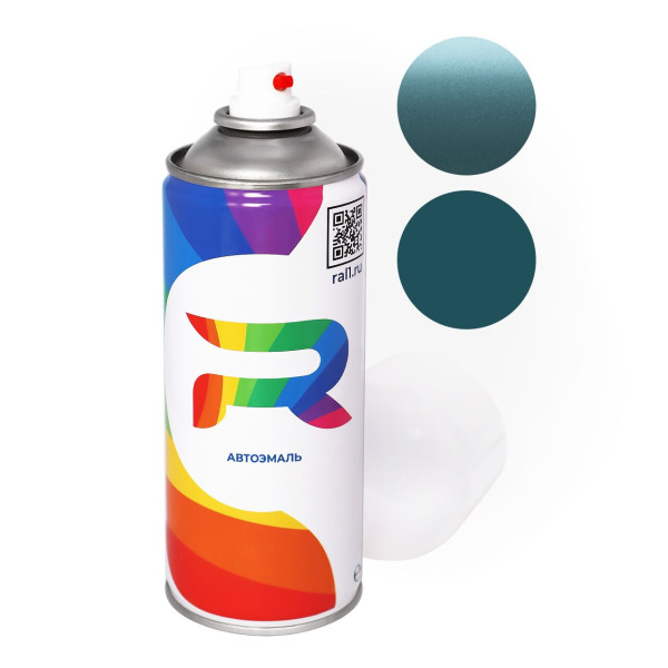 Автоэмаль аэрозольная BMW FE86-601X, 500 - Seidengruen (Базовая краска, Двухслойный металлик, Зеленый) баллон 520 мл.