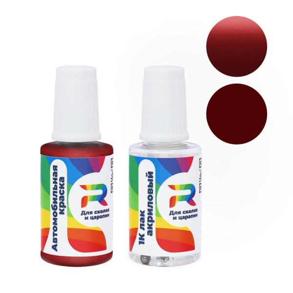 Подкраска для сколов и царапин авто Ford U6, 3A - Waratah (Базовая краска, Двухслойный металлик, Красный)