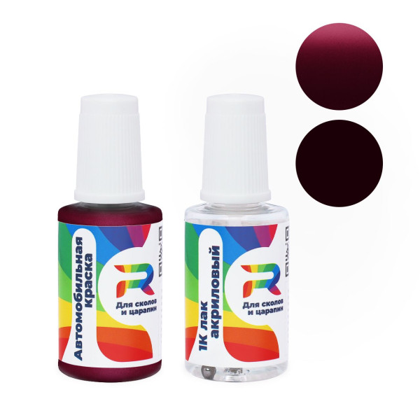 Подкраска для сколов и царапин авто Mercury EX, M6444, ERYCWHA - Med. Cranberry (Базовая краска, Двухслойный металлик, Фиолетово-красный)