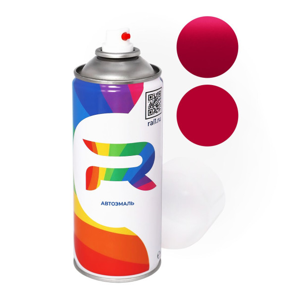 Автоэмаль аэрозольная Lamborghini 0007/1, 154492/1 - Fucsia (Базовая краска, Перламутровый трехслойный, Красный) баллон 520 мл.