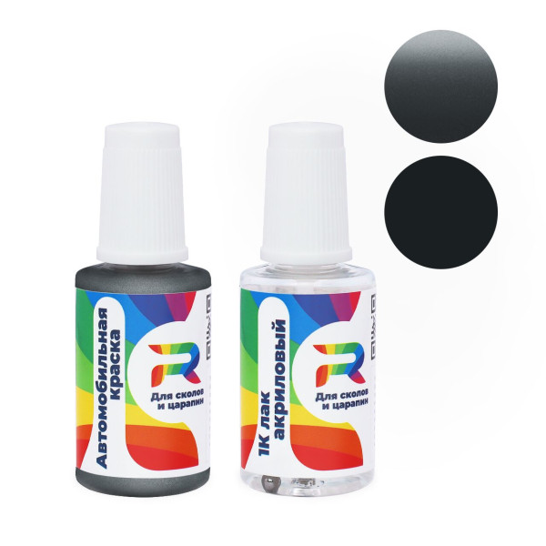 Подкраска для сколов и царапин авто Ford 6Z, L6 - Lightning Grey (Базовая краска, Двухслойный металлик, Серый)