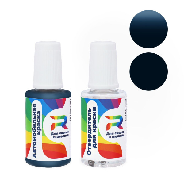 Подкраска для сколов и царапин авто Peugeot EMU, P3MU - Bleu Calypso (Акриловая краска, Двухслойный, Синий)