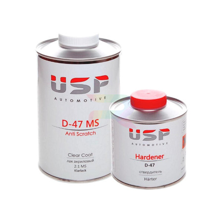 USP Прозрачный лак D-47 MS 1л+0,5л-04