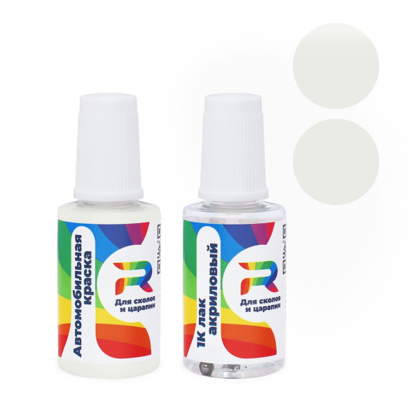 Подкраска для сколов и царапин авто Cadillac 144X, U144X, G7V, WA144X - Crystal White (Базовая краска, Матовый металлик, Белый)