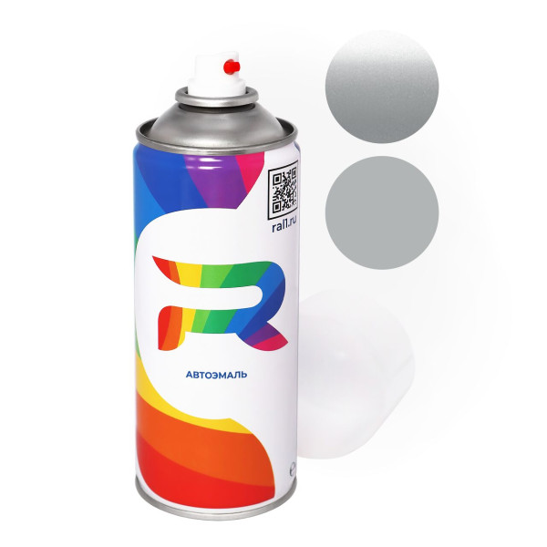 Автоэмаль аэрозольная Cadillac GMA737RM, WA737R - Silver (Базовая краска, Двухслойный металлик, Серый) баллон 520 мл.