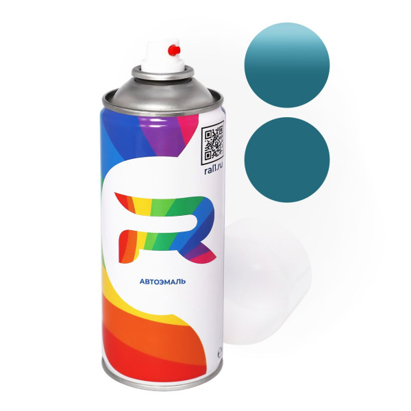 Автоэмаль аэрозольная Nissan B03-T2 - LT Blue (Акриловая краска, Двухслойный, Синий) баллон 520 мл.