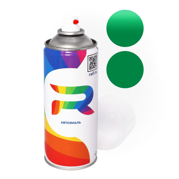 Автоэмаль аэрозольная Volkswagen 9619, R624 - Verkehrsgruen (Акриловая краска, Солид, Зеленый) баллон 520 мл.