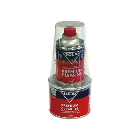 SOLID PREMIUM CLEAR HS 2K Лак 500мл.+ 250мл.-04