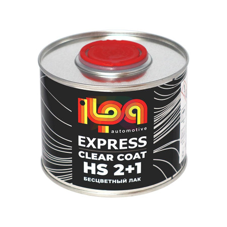 Лак акриловый ILPA Express HS 0,4 л. с отвердителем 0,2 л. 2
