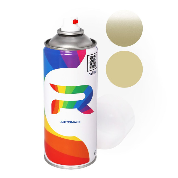 Автоэмаль аэрозольная Ford 49, 8TJE, 8TJEWWA - Spa (Базовая краска, Двухслойный металлик, Бежевый) баллон 520 мл.