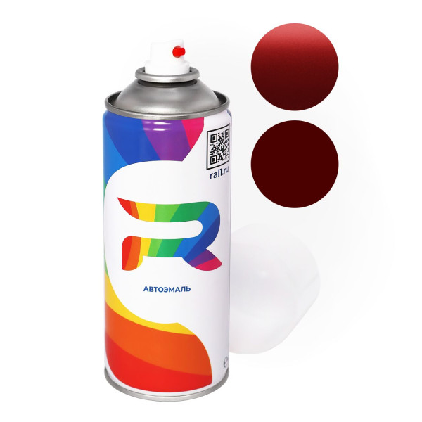 Автоэмаль аэрозольная MG RSM - Tartan Red (Базовая краска, Перламутровый металлик двухслойный, Красный) баллон 520 мл.