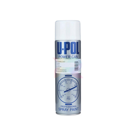 U-POL Power Can Clearcoat PCLC_AL Лак с высоким глянцем аэрозоль 500 мл.-03