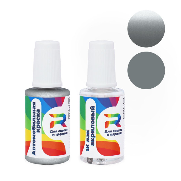 Подкраска для сколов и царапин авто Ford FLZE, FLZEWWA - Shadow Silver (Базовая краска, Двухслойный металлик, Серый)