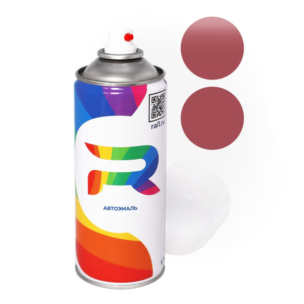 Автоэмаль аэрозольная Lincoln GFQAXXX, FA3880, M6676 - Mauve-stripe (Акриловая краска, Матовый, Коричнево-красный) баллон 520 мл.