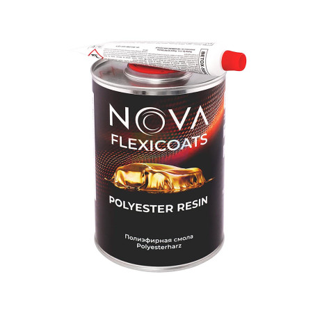 Ремонтная полиэфирная смола NOVA Refinish Polyester Resin 1 кг. с отвердителем 50 г. 1