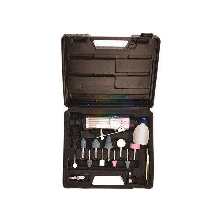 Комплект пневматической шлифовальной машинки HUBERTH (14 предметов)-02