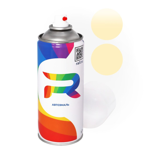 Автоэмаль аэрозольная Mercedes Benz DB628, 628 - Buttergelb (Акриловая краска, Солид, Коричнево-желтый) баллон 520 мл.