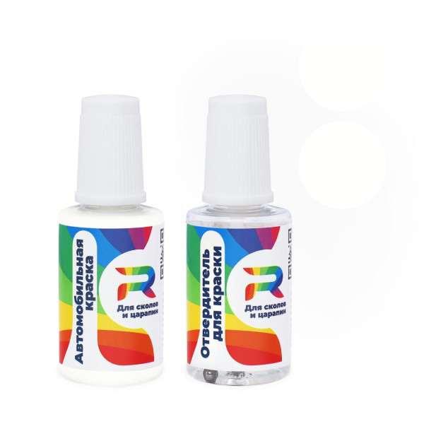 Подкраска для сколов и царапин авто Volkswagen LH9L, 9905 - Shellweiss (Акриловая краска, Солид, Белый)