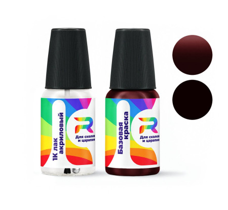 Подкраска для сколов и царапин авто Lincoln M6934, M6935, CD8EWHA, CD8EXWA, GT - Autumn Red (Базовая краска, Перламутровый двухслойный, Красный)