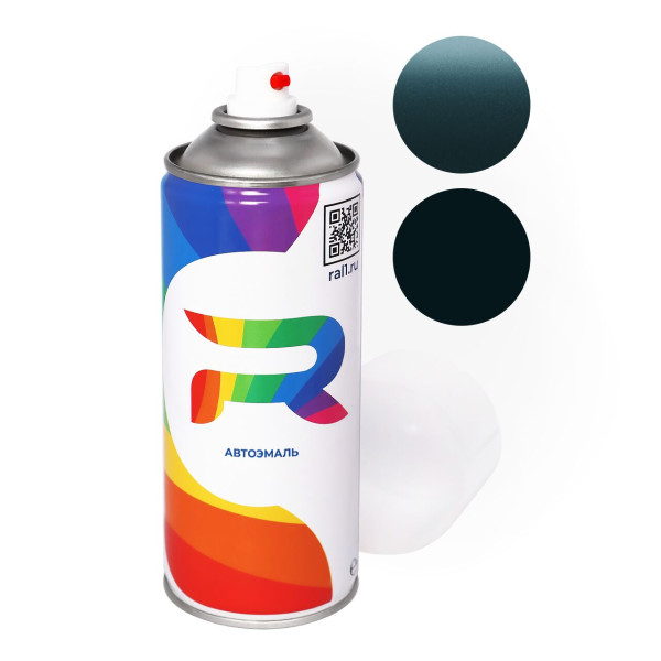 Автоэмаль аэрозольная Toyota 6N1 - M.Gray. Green (Базовая краска, Перламутровый металлик двухслойный, Зеленый) баллон 520 мл.