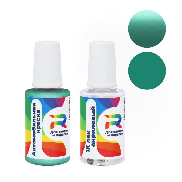 Подкраска для сколов и царапин авто DAF F7491, L0524, 1339710-3139, 1339710-3139-AA-F, 3139 - Groen (Базовая краска, Двухслойный металлик, Зеленый)